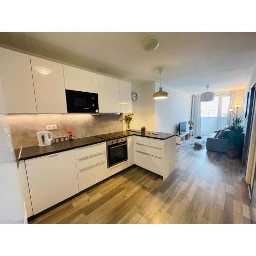 New apt in new building located begin of Petrzalka
