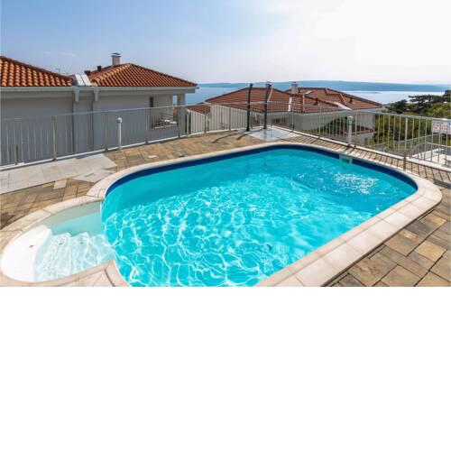 Nice apartment in Crikvenica with Outdoor swimming pool, WiFi and 1 Bedrooms