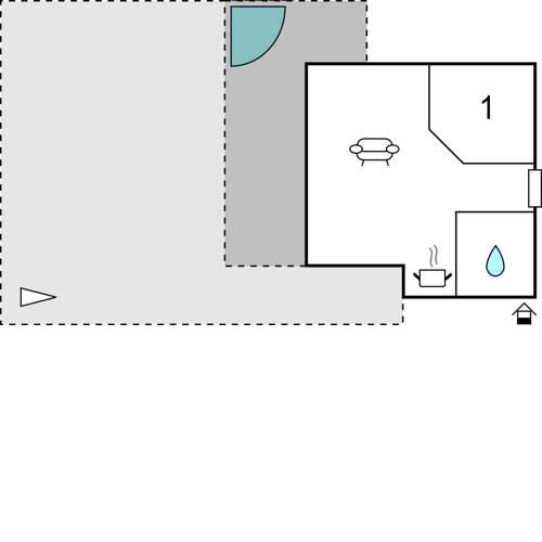 Nice apartment in Gozd Martuljek w/ Sauna, WiFi and 1 Bedrooms
