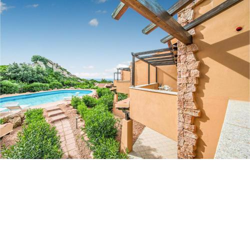Nice apartment in TrinitadAgultu OT with 2 Bedrooms, WiFi and Outdoor swimming pool