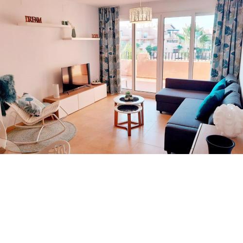 Nice, spacious apartment on Mar Menor Golf Resort with Padel, Fitness, Wellness facilities