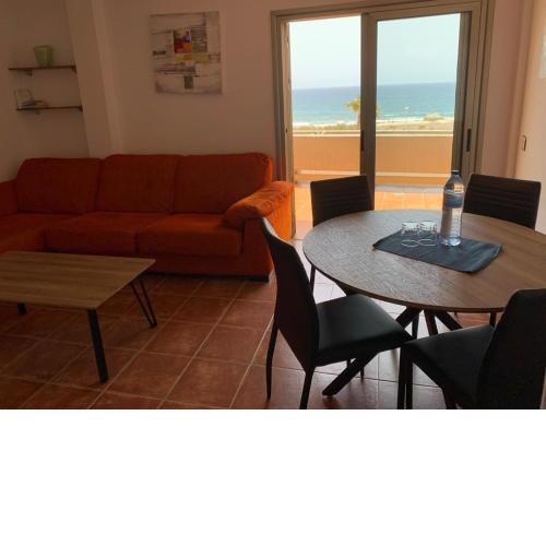 Nice terrace in front of the sea. La Jaquita