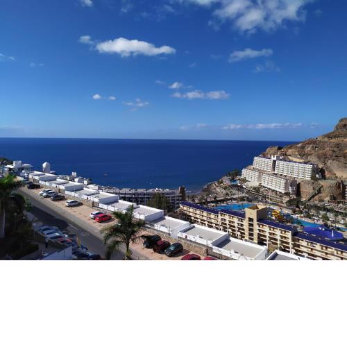 Ocean view apartment in Taurito, Mogan - Top Floor