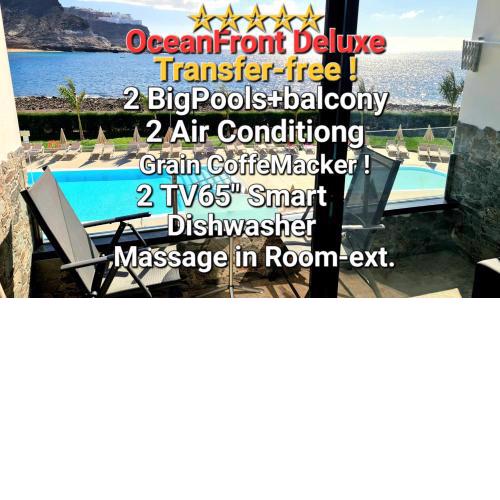 OCEANFRONT DELUXE-45m,TRANSFE R-inc ! 600 mb, 2 Big POOLs,2AirCondition, 2TV-65",DISHWASHER,Lift,Amadores View !