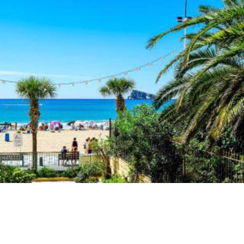 OFERT, NEXT TO THE ENGLISH AREA, Apt Ocean-2ª LINEA Levante-3-4 pers -con Piscina, aire acond Extra y Garaje 10eur dia