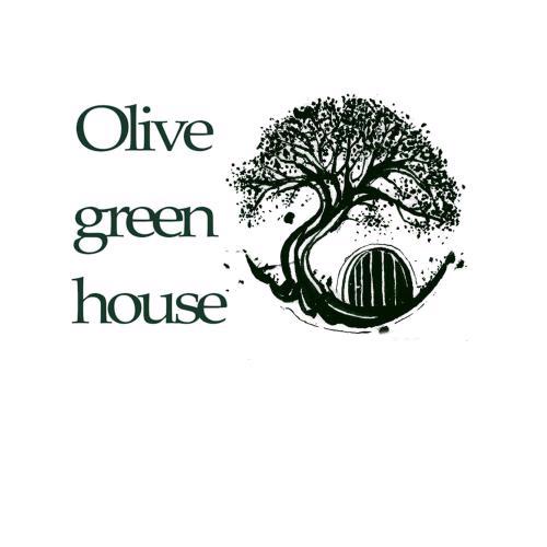 Olive green house