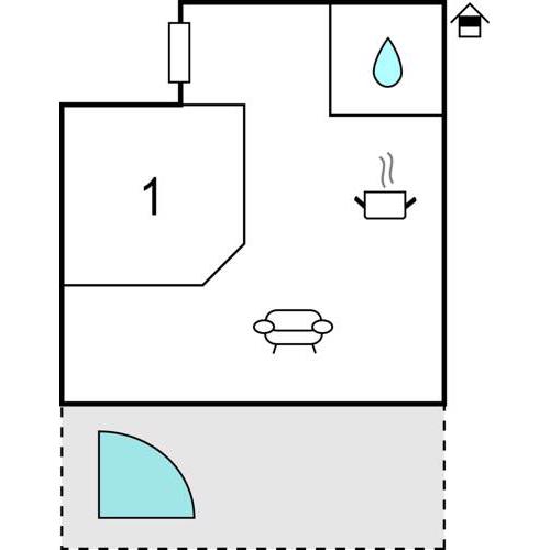 One-Bedroom Apartment in Crikvenica