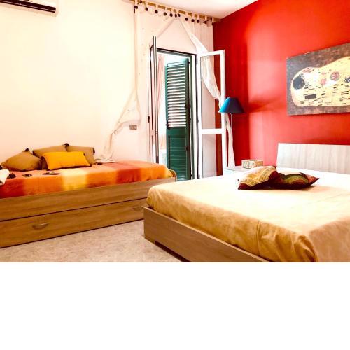 One bedroom appartement at Baia Verde 200 m away from the beach with balcony and wifi