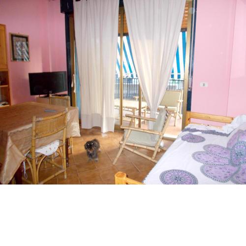 One bedroom appartement at Giardini Naxos 100 m away from the beach with sea view furnished terrace and wifi