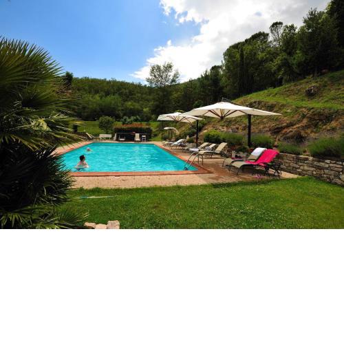 One bedroom appartement with shared pool enclosed garden and wifi at Lisciano Niccone