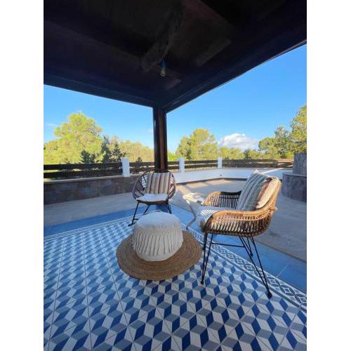 One bedroom appartement with terrace and wifi at Sant Francesc Xavier 3 km away from the beach