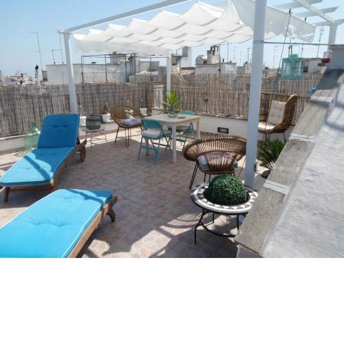 One bedroom house with sea view furnished terrace and wifi at Ostuni 5 km away from the beach