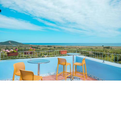 panoramic LOFT Fora e ' Muros with sea view common terrace , Ammentos Posada