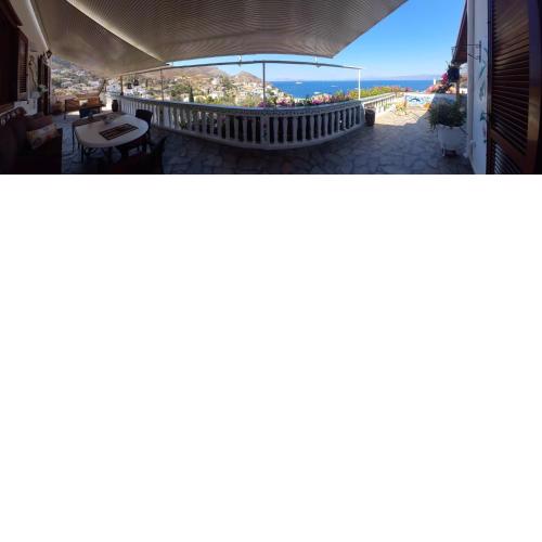 Panoramic Views Home in Hydra, Greece