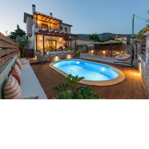 Pelion Fylira Oasis - Private Seaview Getaway