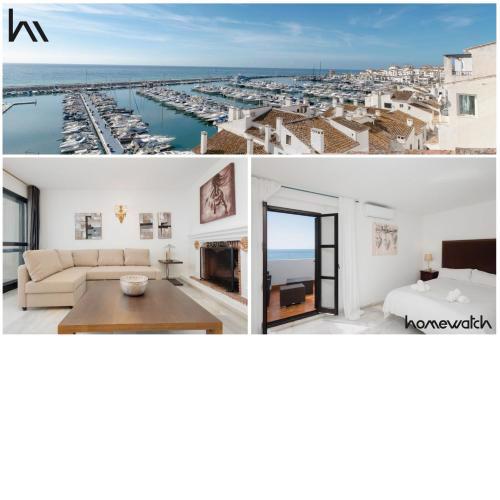 Penthouse in Puerto Banus with sea and marina views
