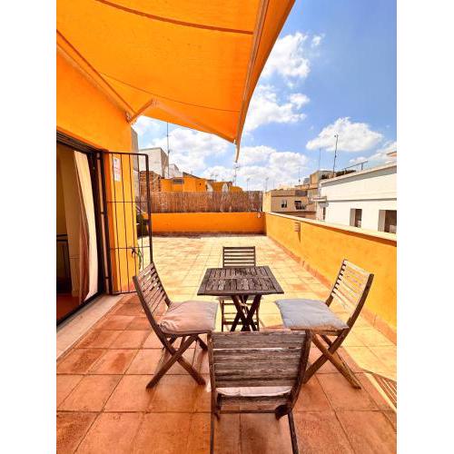 Penthouse near cathedral private rooftop Private Parking