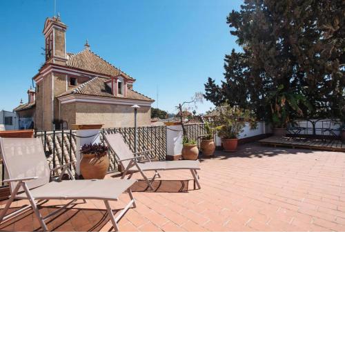 Penthouse private terrace, near cathedral, and to Real Maestranza