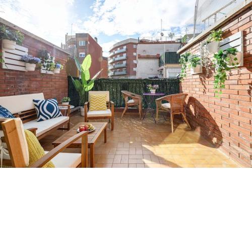 Penthouse with big terrace, quiet area, 1 bedroom