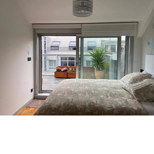 Penthouse with terrace and views near Oza's beach