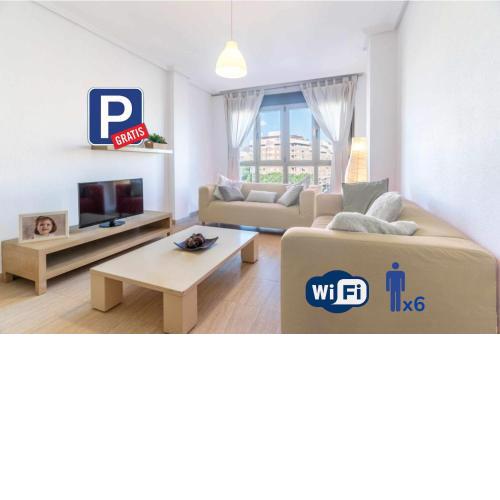 Piso 3 habitaciones plaza de garaje privada y gratuita