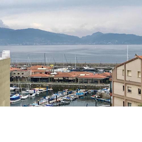 Playa de Sanxenxo en el centro con garaje y WIFI
