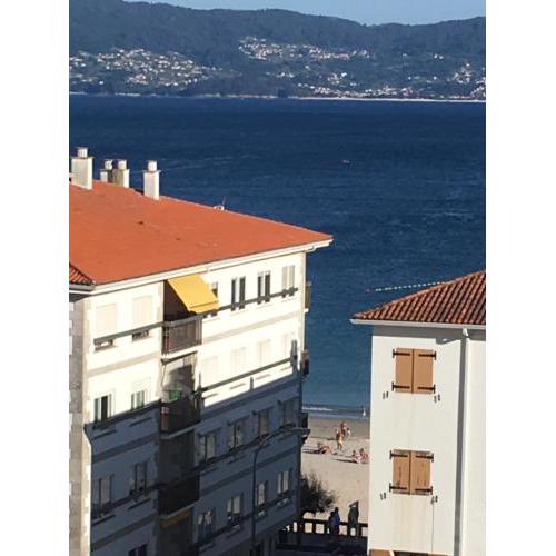 Playa Silgar en Galicia