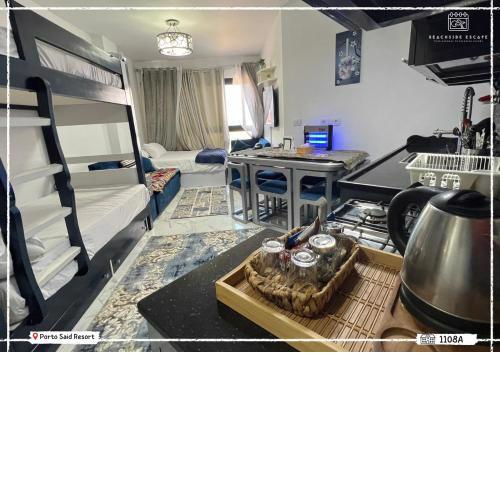 Porto said Resort - Luxury Studio Seaview 43 m2 شالية إستوديو فندقي فاخر فيو البحر