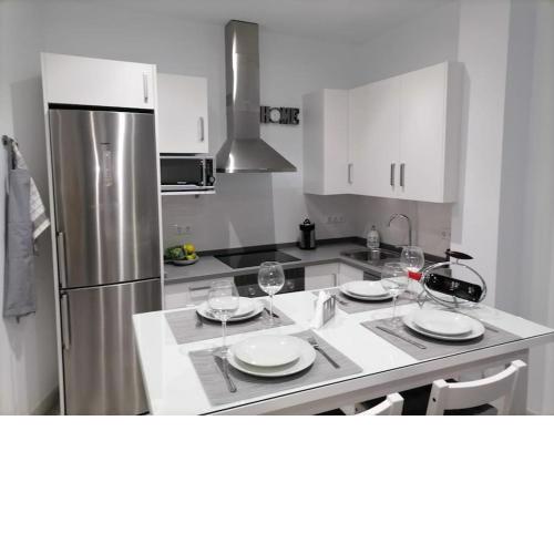 Precioso apartamento con patio interior.
