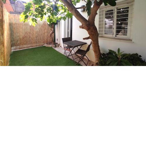 Precioso estudio con patio