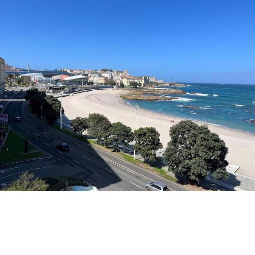 Primera línea de playa de Riazor