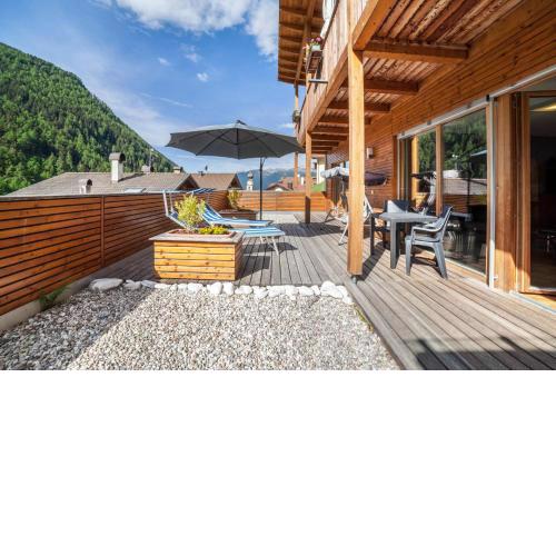 Pritscheshof Ferienwohnung Terrasse
