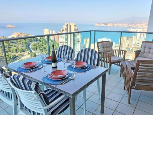 Private balcony with amazing sea views