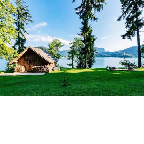 Private beach house on Lake Bled