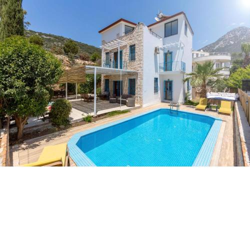 Private Pool Villa in Center Location for 8 People, Kalkan - AWZ 227