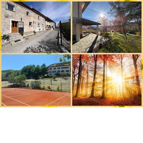 PRIVATE VILLA - TENNISCOURT in the moutains 19 GUESTS Cairo Montenotte VILLAITALY EU