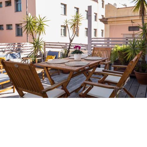 Prive terrace in El Born, near the beach