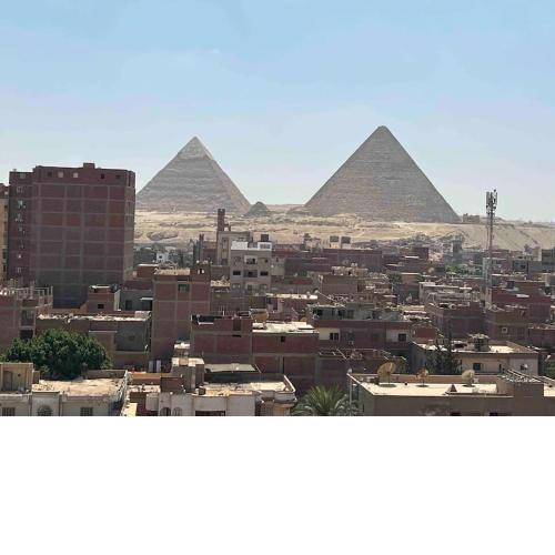 Pyramids Hug view