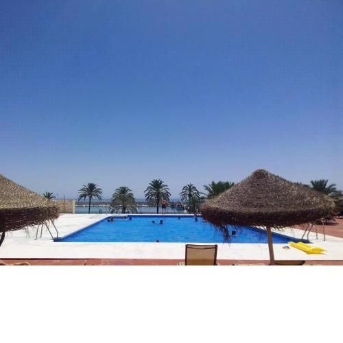 Recently refurbished apartment with sea views.