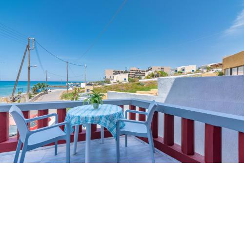 Red Beachfront Apartment