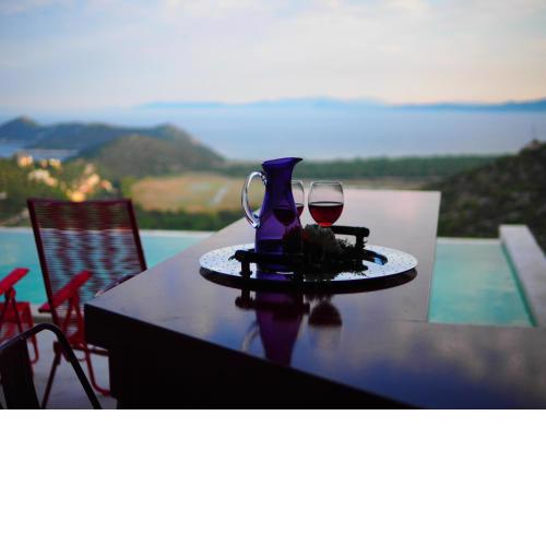 Red Grey Sea View Villa