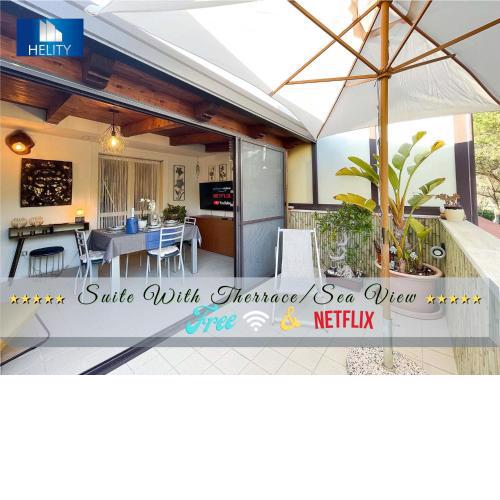 [ ROCCELLETTA ] SUITE WITH TERRACE/SEA VIEW ⭑⭑⭑⭑⭑