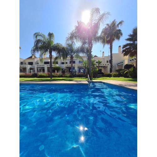 Roda Golf Resort with pool view and golf