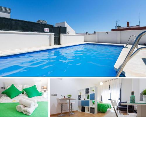 Romántico Estudio con Piscina