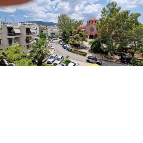 Rooftop 1 BDR Apt near Metro Holargos - 5 Min Walk