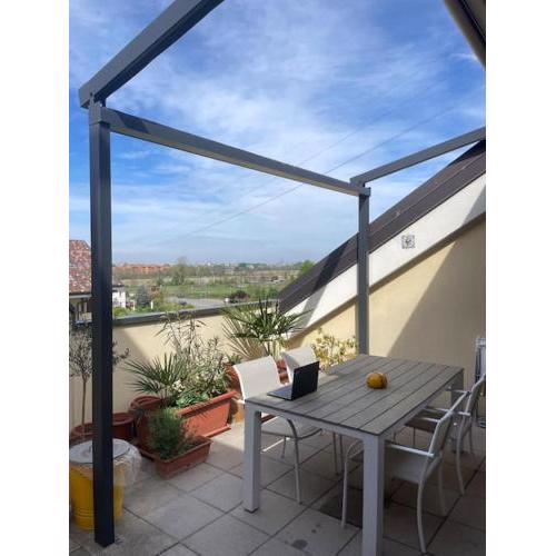 Rooftop flat in strategic location