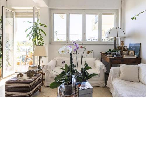 Room with shared bathroom in bright apartment! Between Mondello beach and the Historic Center!Free Park