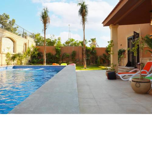 Royal Mansion with private pool in sheikh zayed Compound families