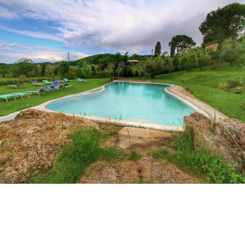 Rustic villa with private pool near Montepulciano breathtaking views