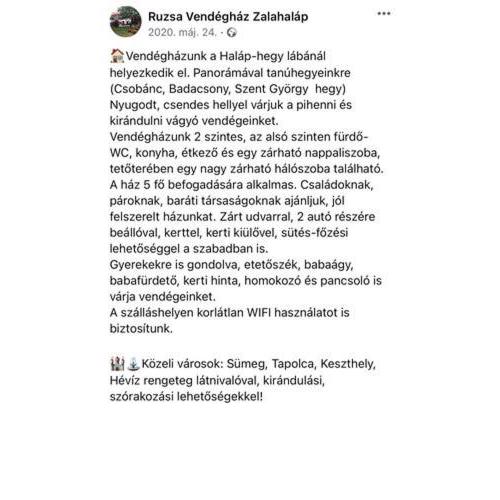 Ruzsa Vendégház